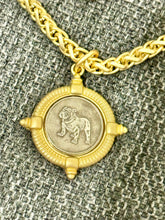 Load image into Gallery viewer, Bulldog Coin Necklace
