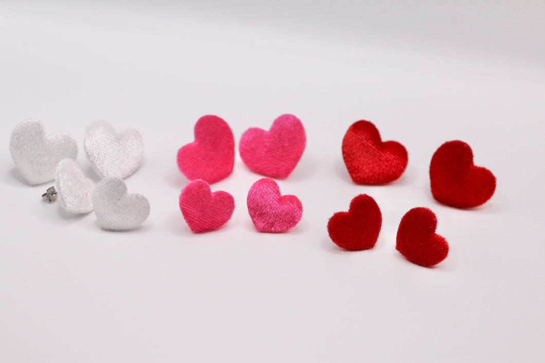 Puffy Heart Studs