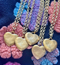 Load image into Gallery viewer, Jumbo Heart Gold Necklace
