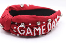 Load image into Gallery viewer, Maroon &amp; White Game Day Headband
