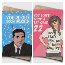 Load image into Gallery viewer, Pop Culture Birthday Card
