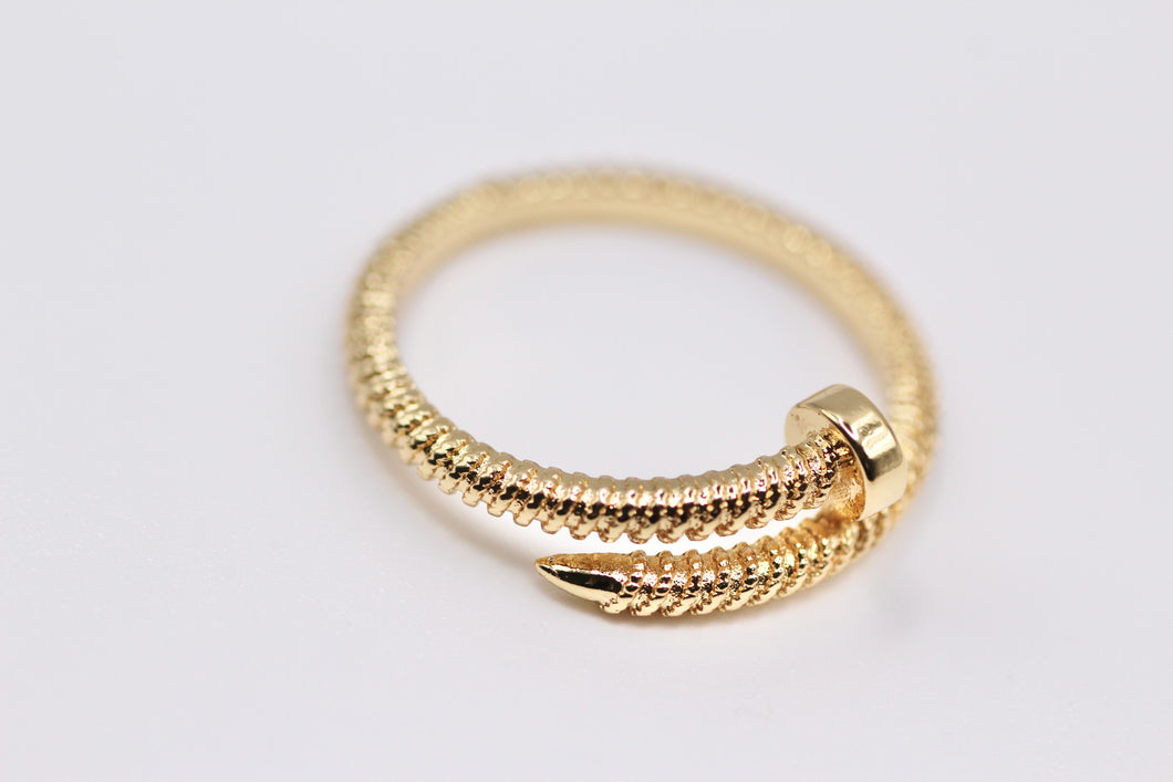 Gold Nail Ring