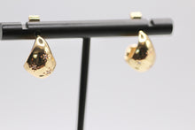 Load image into Gallery viewer, Tiny Moon Chunk Huggie Earrings

