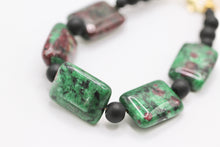 Load image into Gallery viewer, Green Jasper Gemstone Bracelet
