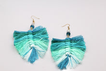 Load image into Gallery viewer, Macrame Feather Earrings

