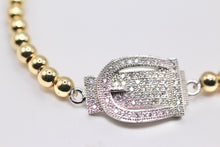 Load image into Gallery viewer, Rhinestone Buckle Bracelet
