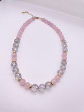 Load image into Gallery viewer, Rose Quartz Beaded Necklace
