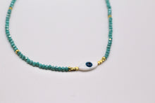 Load image into Gallery viewer, Turquoise Evil Eye Necklace
