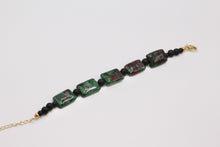 Load image into Gallery viewer, Green Jasper Gemstone Bracelet
